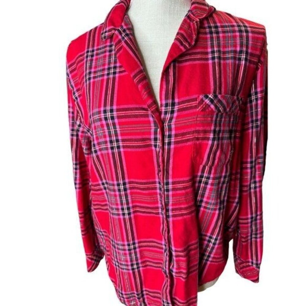 Victorias Secret Womens Red Plaid Pajama Taille Set Christmas XS Reg - Picture 2 of 8